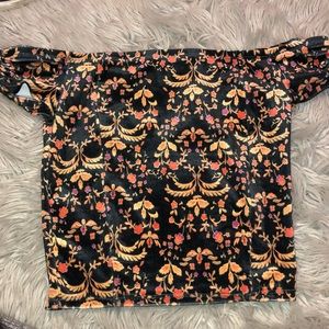 Urban outfitters off the shoulder crop top